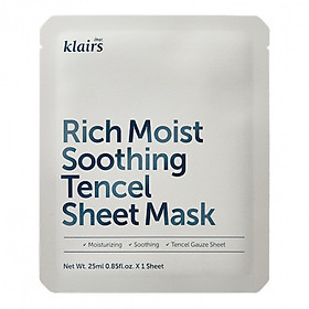 Mặt Nạ Klairs Rich Moist Soothing Tencel Sheet Mask