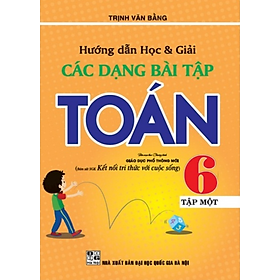 Sách - Hướng dẫn học và giải các dạng bài tập Toán 6 Tập 1