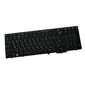 Russian Layout Replacement Laptop Keyboard Glossy Black Frame for