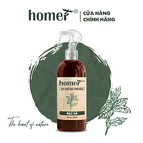 Tinh Dầu Bạc Hà Homer - Tinh Dầu Xông Thơm Phòng, Thư Giãn, Khử Mùi - Tinh dầu Sả Chanh/ Vỏ Quế/ Cam Ngọt/ Oải hương/ Ngọc Lan Tây/ Tràm Trà/ Bưởi Ngọt