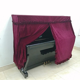 Mua Bộ khăn phủ đàn piano cơ nhung đỏ