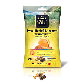 Kẹo Ngậm Swiss Energy 20 Loại Thảo Mộc + Mật Ong