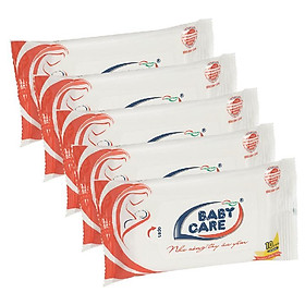 Combo 10 Gói Khăn Giấy Ướt Babycare 10 Tờ Hương Phấn