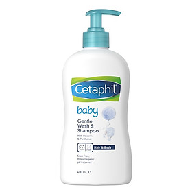Sữa Tắm Gội Toàn Thân Cetaphil Baby Gentle Wash Shampoo 2 in 1 (400ml)