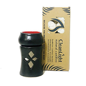 Mua Combo Đế Đốt Tinh Dầu Hình Trụ Tách Rời kèm 10 Viên Nến 4 - 5h