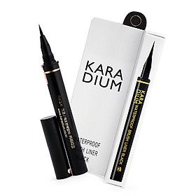 Bút Kẻ Viền Mắt Karadium Waterproof Brush Liner Black 0.55g