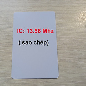 Mua 10 Thẻ từ cảm ứng tần số mifare 13.56KHZ dùng để sao chép thẻ gốc có sẵn