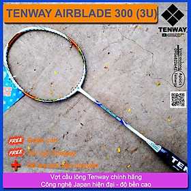Vợt cầu lông Tenway Airblade 300 (3U) | Đập cầu xé gió, kiểm soát cầu tốt, màu sắc hiện đại trẻ trung