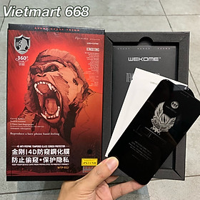 Kính Cường Lực Chống Nhìn Trộm KingKong Dành Cho iPhone - Full Hộp - Dán Full Màn - Hàng Chính Hãng 