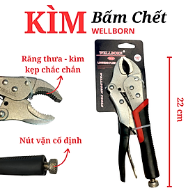 Mua Kìm cầm tay 10 inch  kìm bấm khoá chặc  chính hãng cao cấp  thiết kế màu đen đỏ sang trọng  kìm mạ hợp kim bền bỉ