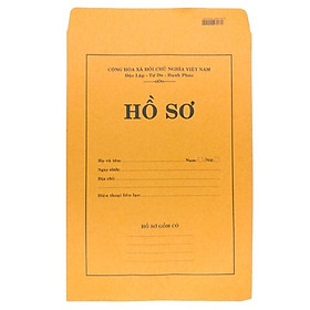 Bao Thư Hồ Sơ A4 - Màu Cam