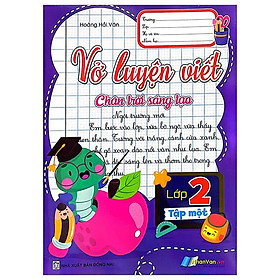 Vở Luyện Viết Lớp 2 - Tập 1 (Chân Trời Sáng Tạo)