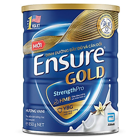 Thực Phẩm Dinh Dưỡng Y Học: Ensure Gold Vani 850g