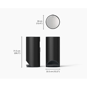 Mua Thùng rác đạp chân Joseph Joseph Arc 30L Easy-push Pedal Bin 30149 màu đen mờ Hàng chính hãng