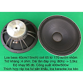 Mua Loa bass 40 coil 65 từ 170 4 ohm