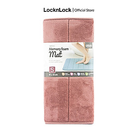 Mua Thảm chùi chân Memory Foam Lock&Lock MAT510  Hàng chính hãng  Polyester mềm mại  thấm hút tốt  giảm trơn trượt - JoyMall