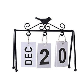 Perpetual Desk Calendar Creative Reusable  Perpetual Calendar, for Home And Office Decor