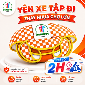 Yên Xe Tập Đi Màu Cam Phù Hợp Xe Nhựa Chợ Lớn, Yên Thay Thế Khi Bị Rách Lún Xẹp, Chuẩn Form Lắp Vừa