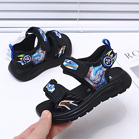 Giày Sandal SIÊU NHÂN quai hậu cho bé, giày thể thao siêu nhẹ, êm nhẹ chống trơn có đèn nhấp nháy – GSD9167