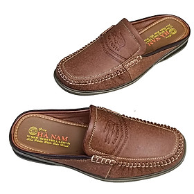 Giày Sục Nam HA NAM Da Bò Thật Cao Cấp GSB20102