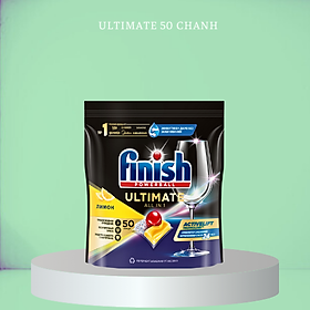 Viên Rửa Chén Bát Finish Quantum Ultimate Túi 60 Viên - Nhập khẩu từ Đức