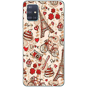 Ốp lưng dành cho Samsung A71 mẫu Tháp effiel