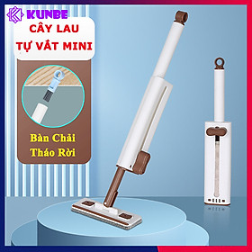 Mua Cây Lau Tự Vắt Mini KUNBE Đa Năng Vệ Sinh Kính  Bếp  Gạt Nước Với Bông Lau Thấm Hút Tiện Lợi