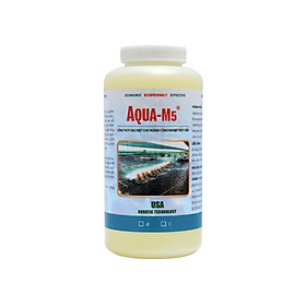 AQUA M5 Vi sinh xử lý khí độc trong ao nuôi thủy sản - Chai 1 lít