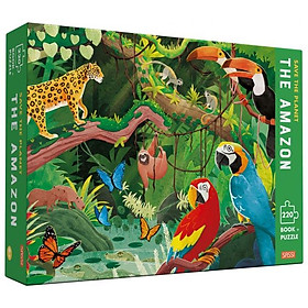 Save the Planet: The Amazon (Book and puzzle 220 pieces)