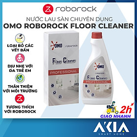 Nước lau sàn chuyên dụng Omo Roborock - Dành cho Robot, Máy hút bụi cầm tay, Chống nghẹt ống bơm, Dung tích 480ml