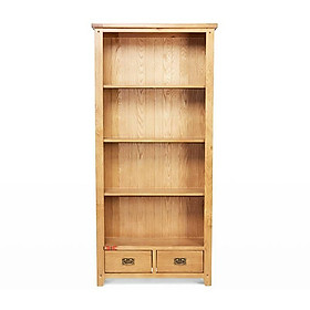 Mua Tủ sách 4 ngăn 2 hộc kéo Rustic gỗ sồi