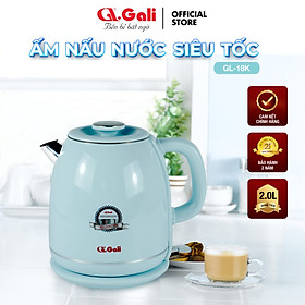 Mua Bình Đun Siêu Tốc GALI GL-0018C GL-0025 GL-0012A GL-0050 GL-0017C GL-0018I GL-17X GL-18F GL-18K GL-18E dung tích từ 1 2 lít - 5 lít  Inox (SUS 304)   không bị phôi nhiễm  bảo hành chính hãng
