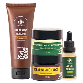 Bộ đánh bay mụn cứng đầu chuyên sâu ngày và đêm Wonmom