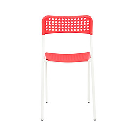 Mua Ghế nhựa ngồi bàn ăn DOTTY Màu đỏ/ Màu đen chân sắt sơn tĩnh điện  | Index Living Mall | Nhập khẩu Thái Lan