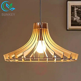 Mua Đèn Gỗ Trang Trí Bela - Đường Kính 45cm - Chất Liệu Gỗ Plywood