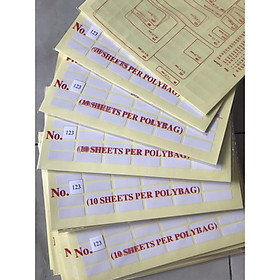 BỘ 5 XẤP NHÃN DÁN, GHI CHÚ, GHI TÊN 123