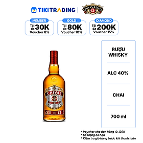 Rượu Whisky Chivas Regal 12 Nồng Độ Alc 40% 700ml Kèm hộp