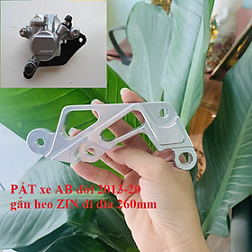 PÁT gắn HEO ZIN đi đĩa 260mm dành cho xe Airbalde 2013-2020, làm bằng nhôm cnc nguyên khối