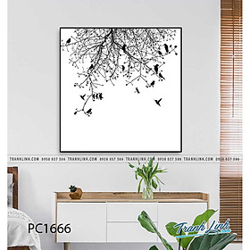 Bộ tranh Canvas treo tường trang trí phòng khách PHONG CẢNH PC1666