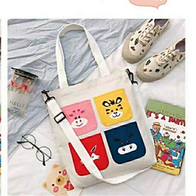 TÚI TOTE MẶT THÚ THỜI TRANG