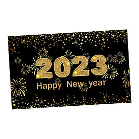 Poster Backdrop Xmas Parties Office Happy New Year  2023