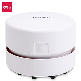 Deli Electric Desktop Cleaner Wireless Rechargable Vacuum Cleaner 360º Rising Adsorption Overcurrent ProtectionConfetti Collector School Office Supplies Keyboard Computer Cleaning Dust Collect Tools With Storage Box