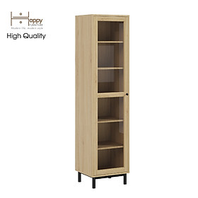 Mua  Happy Home Furniture  CATY   Kệ sách 6 tầng  cửa kính size nhỏ - chân sắt    45cm x 40cm x 180cm (DxRxC)  KSA_018