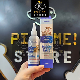 Vemedim Soothing Ear Nước Vệ Sinh Tai, Khử Mùi Hôi Tai cho Chó Meo - Chai 100ml