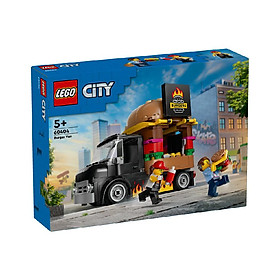 Đồ Chơi Lắp Ráp Xe Tải Burger Lưu Động LEGO CITY 60404 (194 chi tiết)