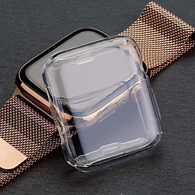 Ultra-thin Soft TPU Transparent Protector Case for Apple Watch Series 4 44mm 40mm