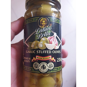 Trái oliu nhân tỏi Latino Bella 235g (Galic Stufffed olives)