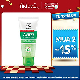 Gel Rửa Mặt Kiểm Soát Nhờn Ngăn Ngừa Mụn Acnes Oil Control Cleanser (100g)