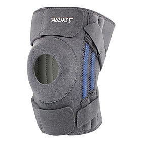 Đai quấn bảo vệ đầu gối thể thao AOLIKES A-7610 thoáng khí four spring sport knee support