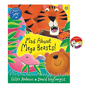 Sách - Mad About Mega Beasts by Giles Andreae - Children Picture Story book in English - Ngoại Văn